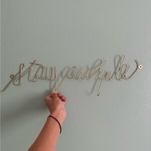 Urban Outfitters wall decor perfect key or jewelry hanger!